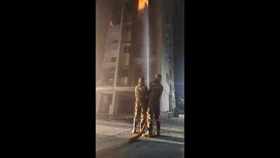 Fire breaks out at an apartment in Kanpur, none injured