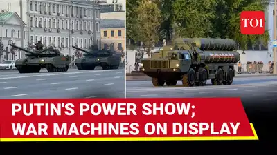 Russia Rehearses Massive Victory Day Parade As Putin Flaunts Military Power Amid Ukraine War
