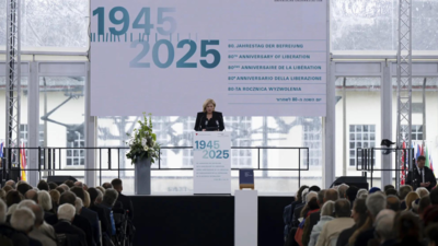 Germans mark liberation of Ravensbrueck Nazi camp