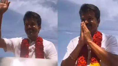 Thalapathy Vijay wraps up Kodaikanal schedule of 'Jana Nayagan', takes a private jet to Chennai