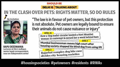 #ByInvitation: In the clash over pets: rights matter, so do rules