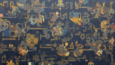 Barbed wire to blue indigo, Indian art shines at Art Dubai