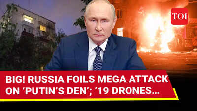 Russia Downs 19 Ukrainian Drones Over Moscow Ahead Of Victory Day Parade, Airports Shut