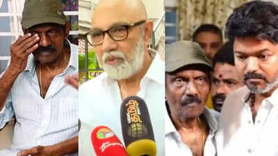 Vijay, Sathyaraj, Senthil, and other Kollywood stars pay final respects to Goundamani’s wife, Shanthi