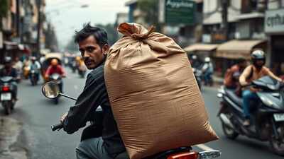 Man caught transporting wife's body stuffed in gunny sack on scooter in Pune