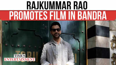 Rajkummar Rao Spotted Promoting Film in Bandra