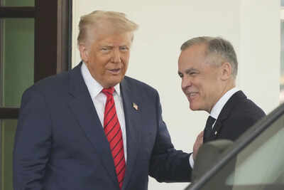 US President Donald Trump hosts Canada’s PM Mark Carney at White House amid tensions over tariffs, annexation threats