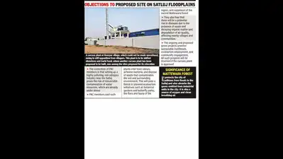 PAC against carcass plant near Mattewara, the Satluj