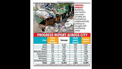 10-day cleanliness drives falls short of target in Bengaluru, residents upset