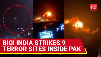 INDIA HITS PAK: Missiles Hit 9 Terrorist Targets In Pak & Pak-Occupied Kashmir | 'Operation Sindoor'