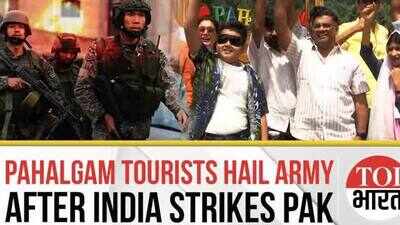 Operation Sindoor: Pahalgam Tourists Hail Indian Army After India Strikes Terror Camps In Pakistan