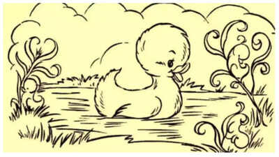 Optical illusion: Only a genius can spot all 3 ducklings in this picture in under 10 seconds!