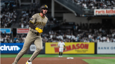 Padres' star player Jackson Merrill hits his first home run after returning from IL