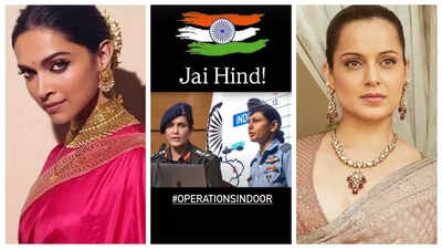 Operation Sindoor: Deepika Padukone and Kangana Ranaut applaud Indian women officers leading military briefing