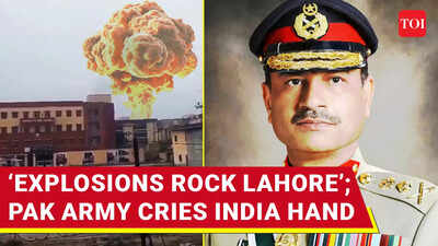 Lahore Jolted By ‘Big Explosions’; Pakistan Halts Airport Ops In Karachi, Lahore, Sialkot