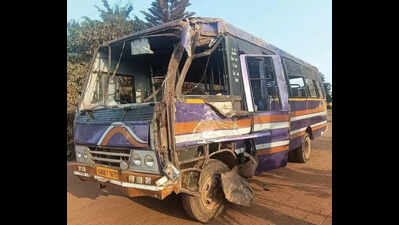 ‘Rickety ride’: 1 dead, 32 injured as stuffed bus overturns at Sancoale