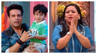 Laughter Chefs 2: Krushna Abhishek teases Bharti Singh about kidnapping her son; Little Gola’s witty comeback has everyone rolling with laughter