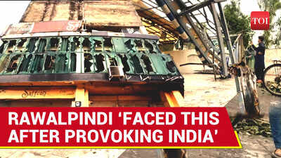Rawalpindi Reels As Damage Caught On Cam After Drone Strike | India-Pak Clash