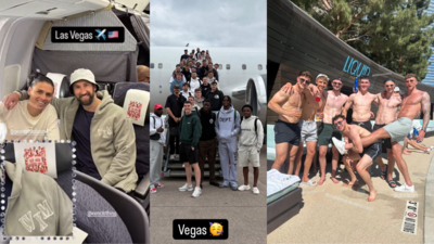 Wrexham off to Vegas again: Ryan Reynolds and Rob McElhenney treat players to lavish all-paid party after club's 3rd straight promotion