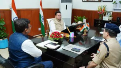 Uttarakhand CM Pushkar Singh Dhami holds high-level meeting amid rising tensions