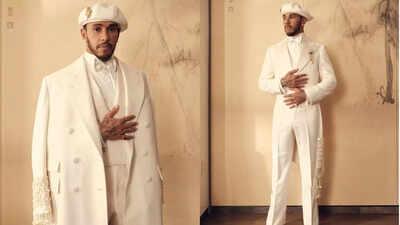 Lewis Hamilton reveals all about his MET Gala look and the purpose behind it, see pics