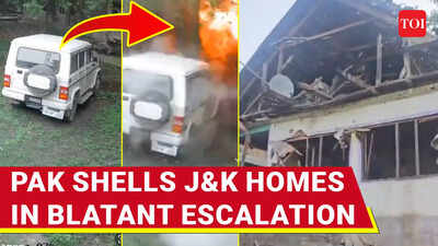 India Strikes Back, Drone Bases Flattened; J&K Officer Killed in Pak Shelling | Watch
