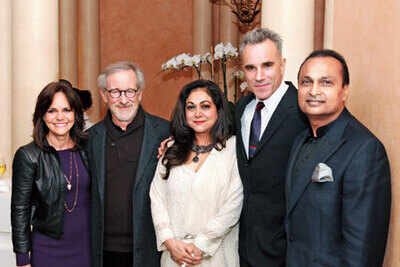 Tina and Anil Ambani at the Oscars