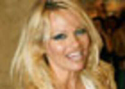 Pammie 'strips down to bikini' on a show