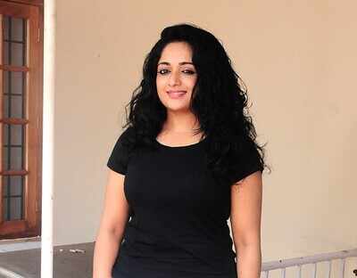 Kavya Madhavan shoots for Akashavani in Trivandrum