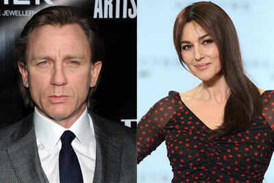 Daniel Craig, Monica Bellucci spotted filming 'Spectre'