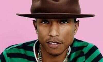 Pharrell Williams waxwork at Madame Tussauds