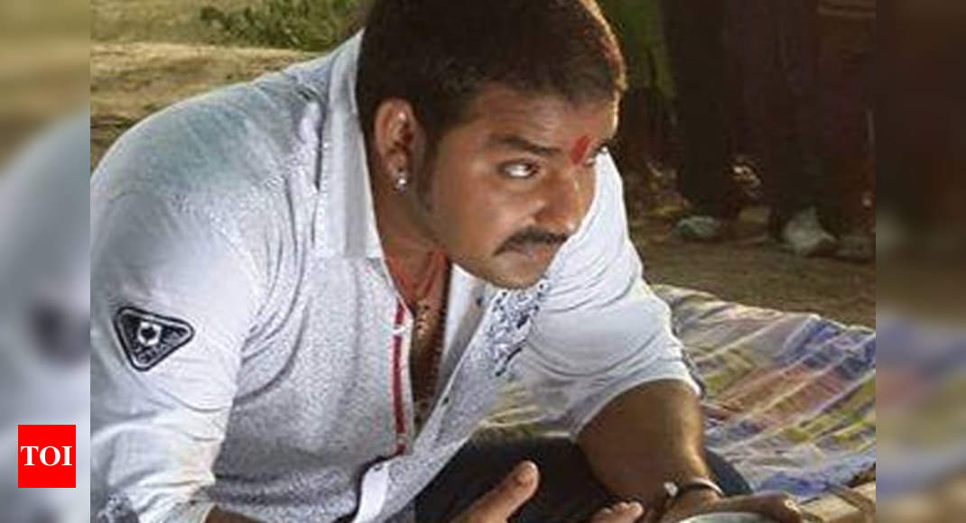 Pawan Singh Shooting For His Next Film Bhojpuriya Raja Bhojpuri