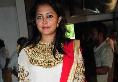 Meera Nair spotted at the movie launch of Varal in Kochi