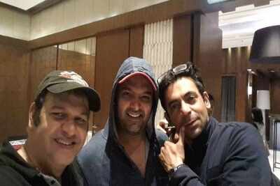 Suresh Menon and Hoezayy new members in Kapil's family?