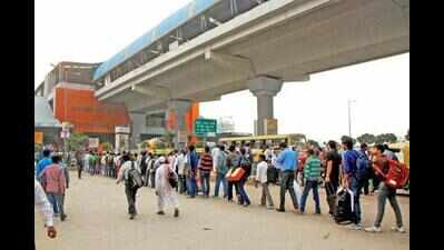 Odd-even smooth sailing but Noida chokes on Metro