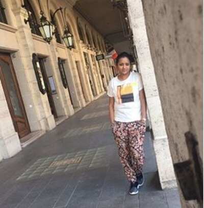 Anchor Suma Kanakala spotted at Paris