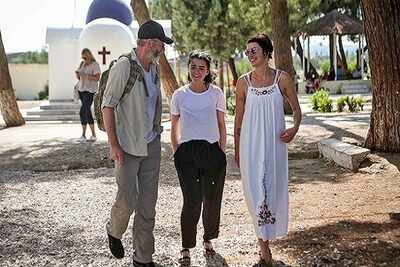 Game of Thrones cast visits a Syrian refugee camp in Greece