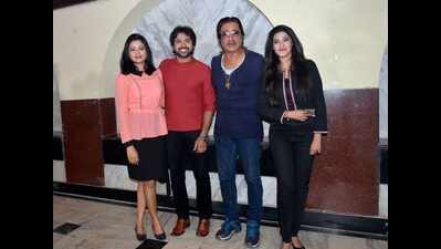 Shakti Kapoor Rings in His Birthday in Bhubaneswar