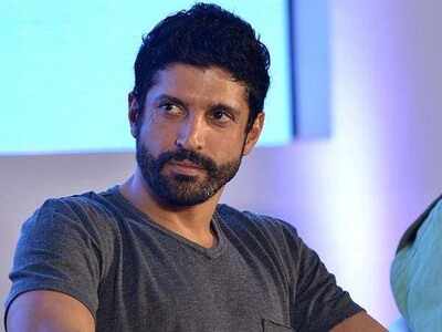 From the sets: Farhan Akhtar shoots a rain sequence for 'Lucknow Central'