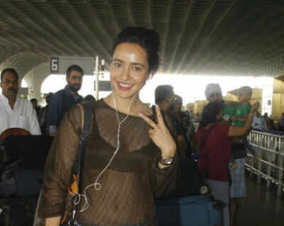 Neha Sharma goes bold in a sheer top!