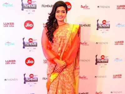 Rashmika Mandanna joins the sari brigade