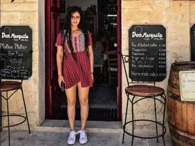 Fatima Sana Shaikh is living it up while shooting her next film in Malta