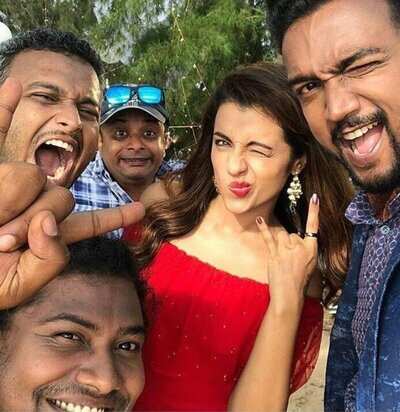 Nivin Pauly, Trisha at Hey Jude location: checkout the pictures