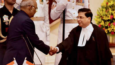 Justice Dipak Misra sworn-in as 45th Chief Justice of India
