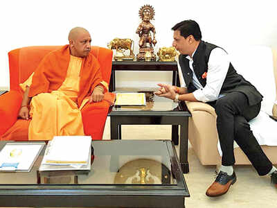 Filmmaker Madhur Bhandarkar meets UP CM Yogi Adityanath