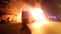 Moving bus catches fire in Thane, passengers safe