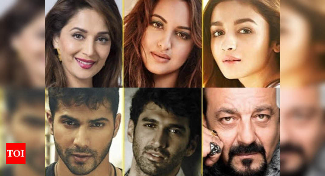 Kalank Movie Cast Madhuri Dixit Sanjay Dutt Alia Bhatt Varun Dhawan