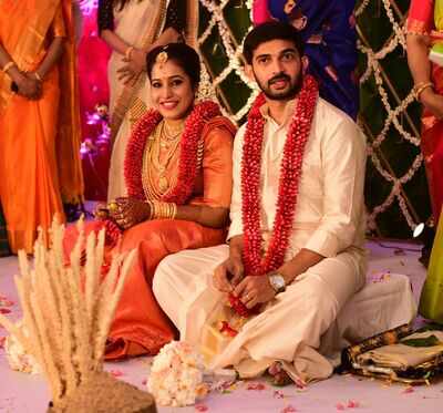 Sreejith Vijay and Archana get married in Kochi
