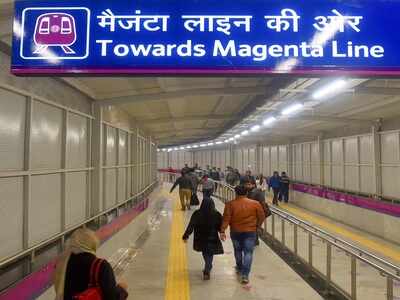 Delhi Metro Installs 16 New AFC Gates At Magenta Line Interchange