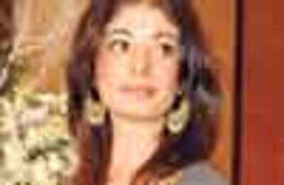 Pooja Batra on the ramp